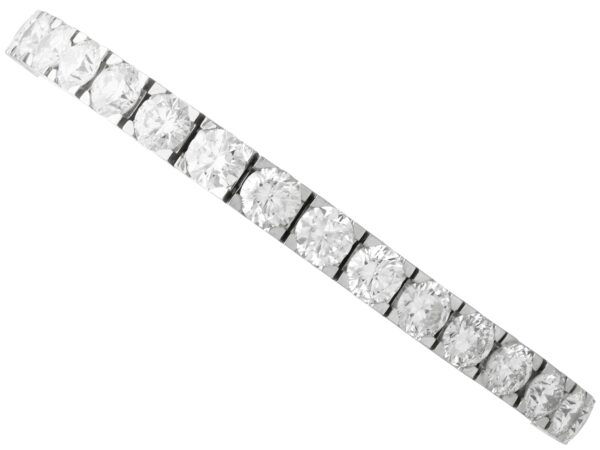 vintage diamond line bracelet