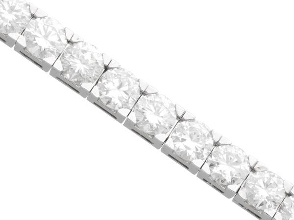 1950s diamond line bracelet diamonds in row