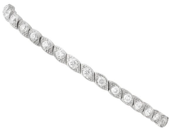 Edwardian diamond tennis bracelet