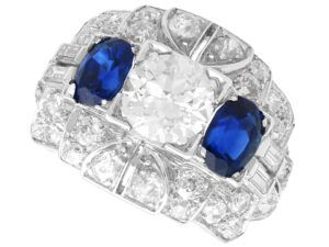 basaltic sapphire dress ring