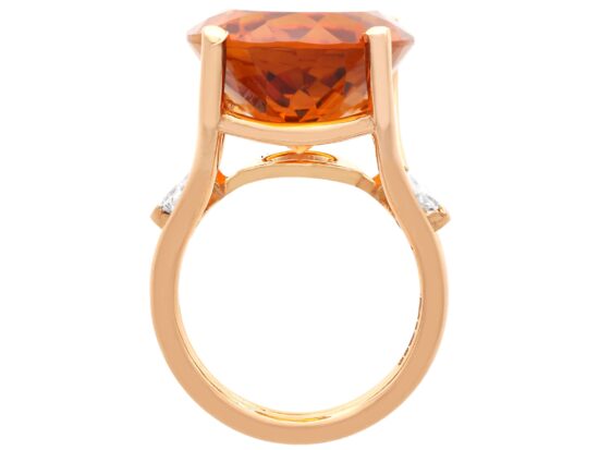 Claw Set Citrine Detail