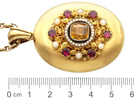 Gemstone Locket Size Measurement