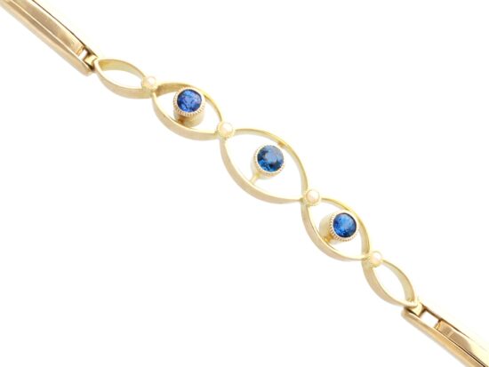Gold Bracelet Front View