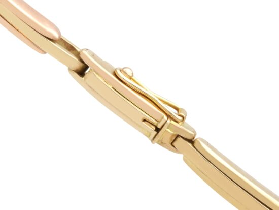 Gold Bracelet Clasp Closed
