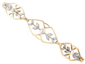 Seed Pearl Diamond Bracelet