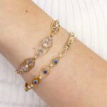 Antique Rose Gold Bracelet Worn