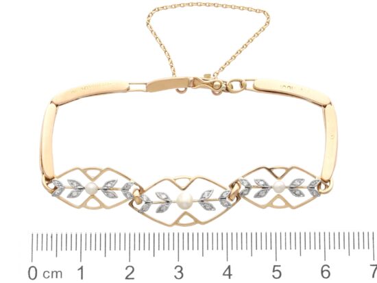 Seed Pearl Diamond Bracelet Size Reference