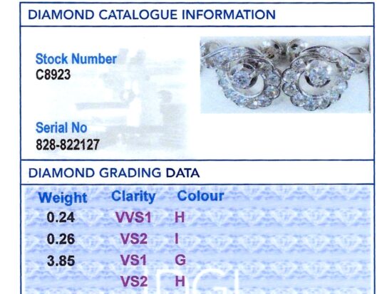 IDGL Diamond Grading Card