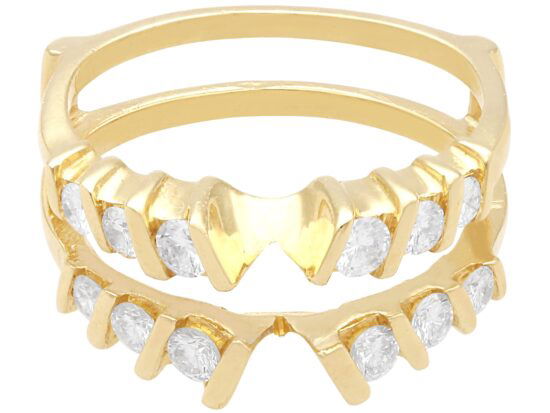 diamond gold wedding band