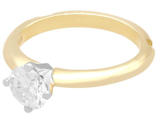 diamond gold solitaire