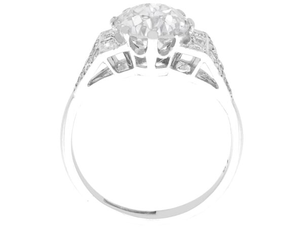 1920s old European cut diamond ring