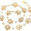 antique Victorian pearl and gold necklace
