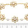 Victorian pearl and gold necklace and bracelet set size