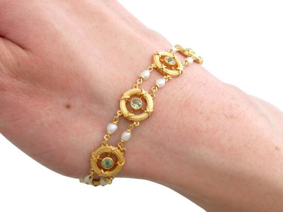 Antique Yellow Gold Wrist View