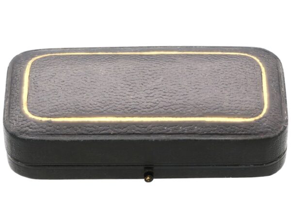 closed box for enamel and gold cufflinks