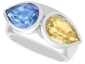Vintage Sapphire Ring Front
