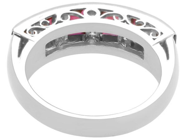 ruby and diamond eternity ring