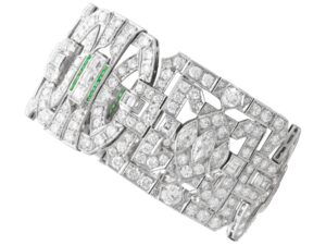Large Art Deco Diamond bracelet