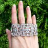 Large Art Deco Diamond bracelet outside