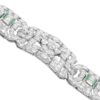 Art Deco platinum bracelet with diamonds