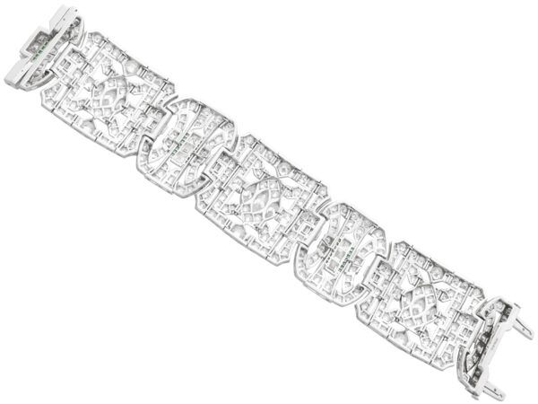 33 Carat Diamond Bracelet underside