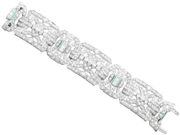 33 Carat Diamond Bracelet in Platinum