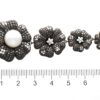 size of black diamond and pearl pendant