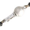 black diamond and pearl pendant clasp