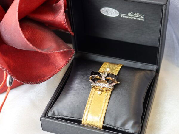 Boxed Victorian Bracelet / Brooch