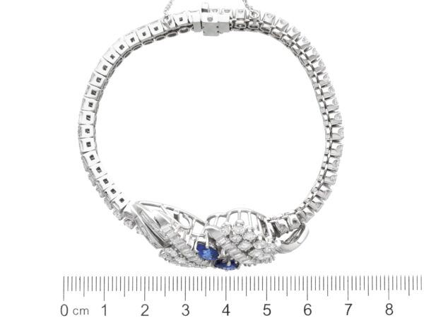 Bracelet Measurement Ceylon Sapphire Diamond
