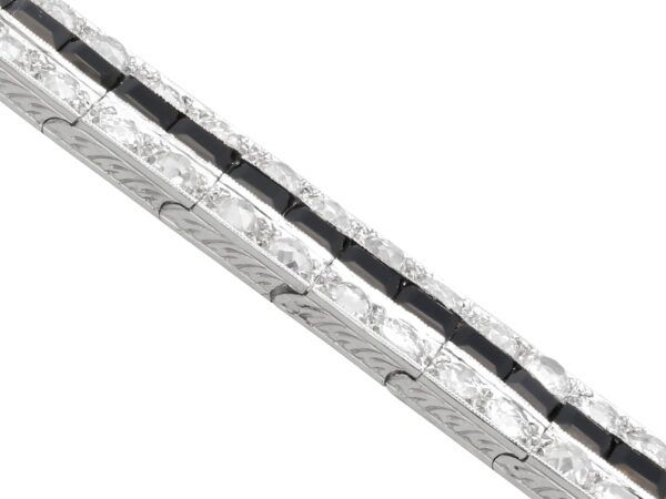 Antique Diamond Bracelet Angled Shot