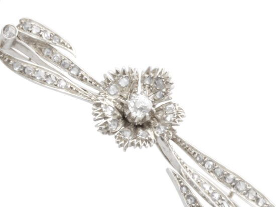 flower design on necklace