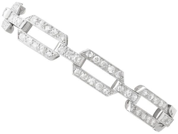 1920s Diamond Bracelet in Platinum
