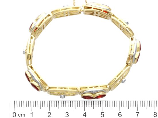 Fire Opal Bracelet Size Reference
