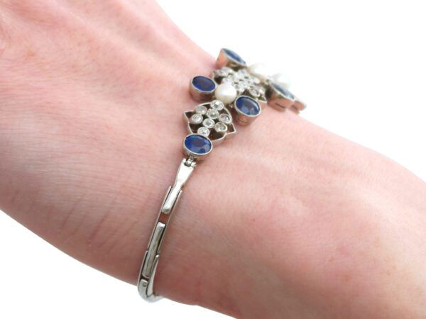 Antique Platinum Wrist Bracelet View