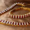 Vintage Ruby Jewellery Set