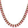 Ruby and diamond Necklace