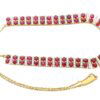 vintage Ruby Necklace in gold