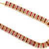 reverse of Ruby Bracelet and Necklace