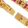 Vintage Ruby bracelet gold clasp