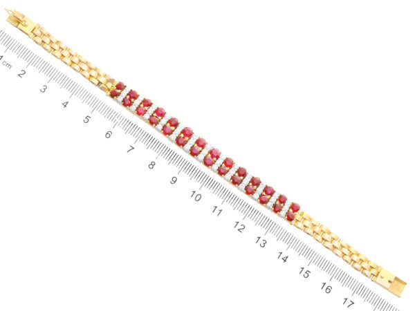 Vintage Ruby bracelet size