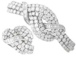 Vintage Diamond Ring Bracelet Set