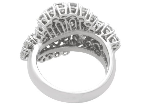White Gold Diamond Ring Reverse