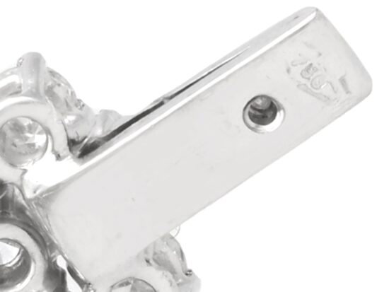 White Gold Bracelet Hallmark Detail
