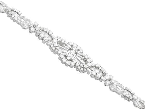 Antique Diamond Bracelet Angled Shot