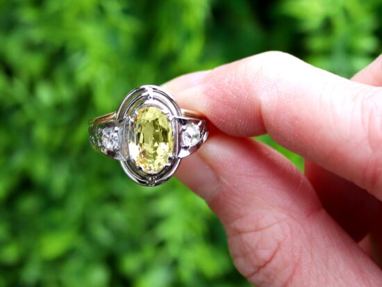 Yellow Sapphire Ring