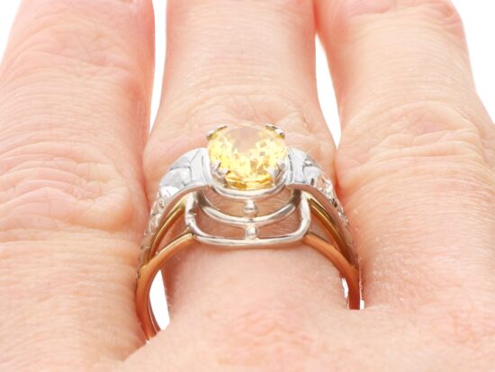 Yellow Sapphire Wearing Image