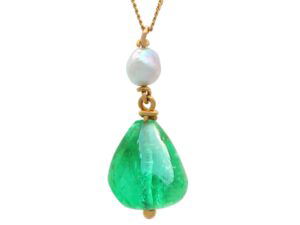 GIA certified emerald pendant