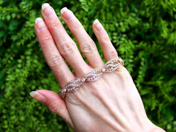 Yellow Gold Diamond Bracelet Outdoor