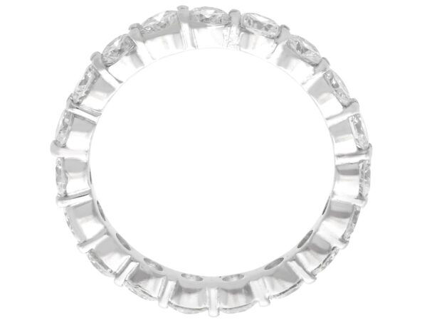 2.38 Carat Diamond Eternity Ring in 18k White Gold